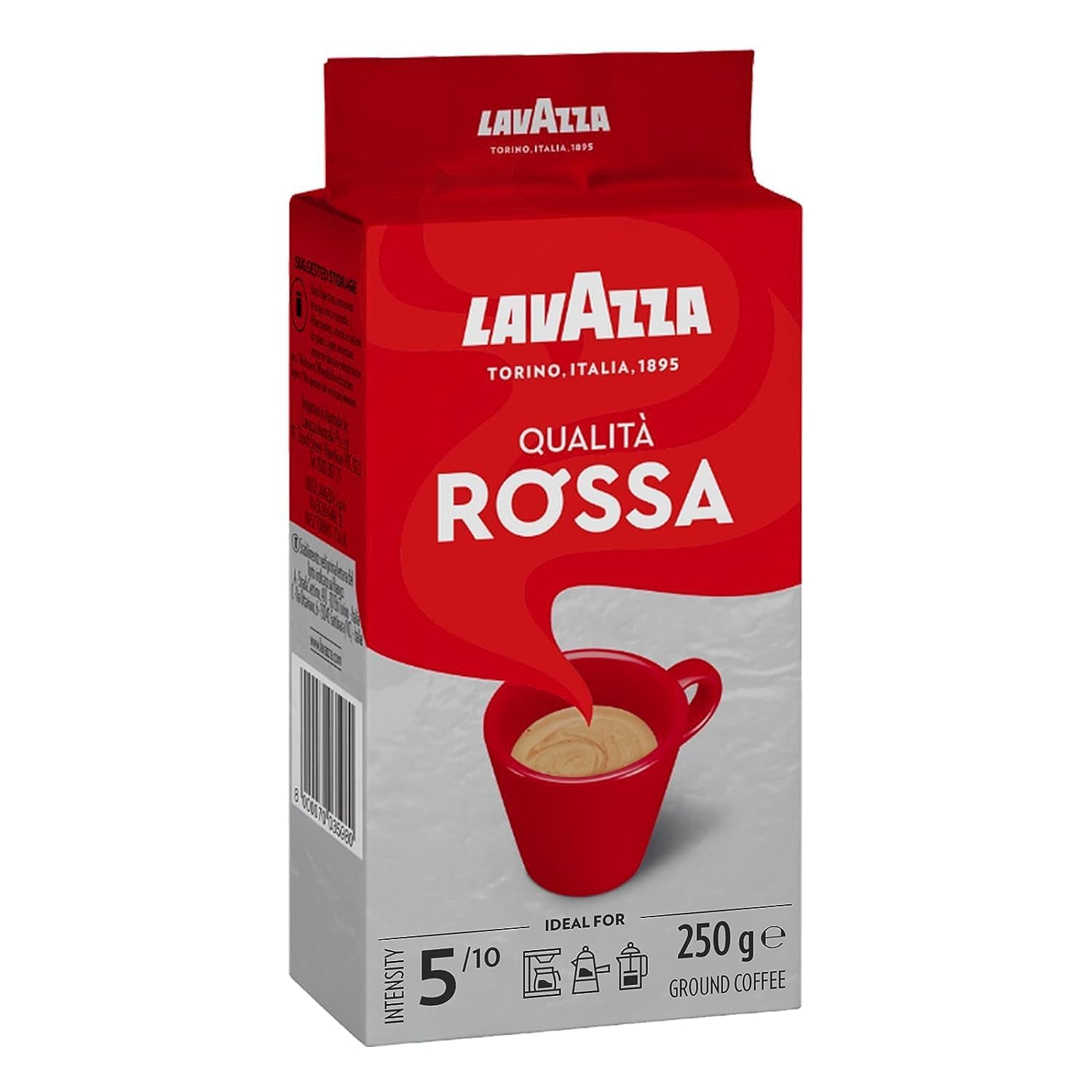 Lavazza Qualita Rossa Italian Ground Coffee 250g