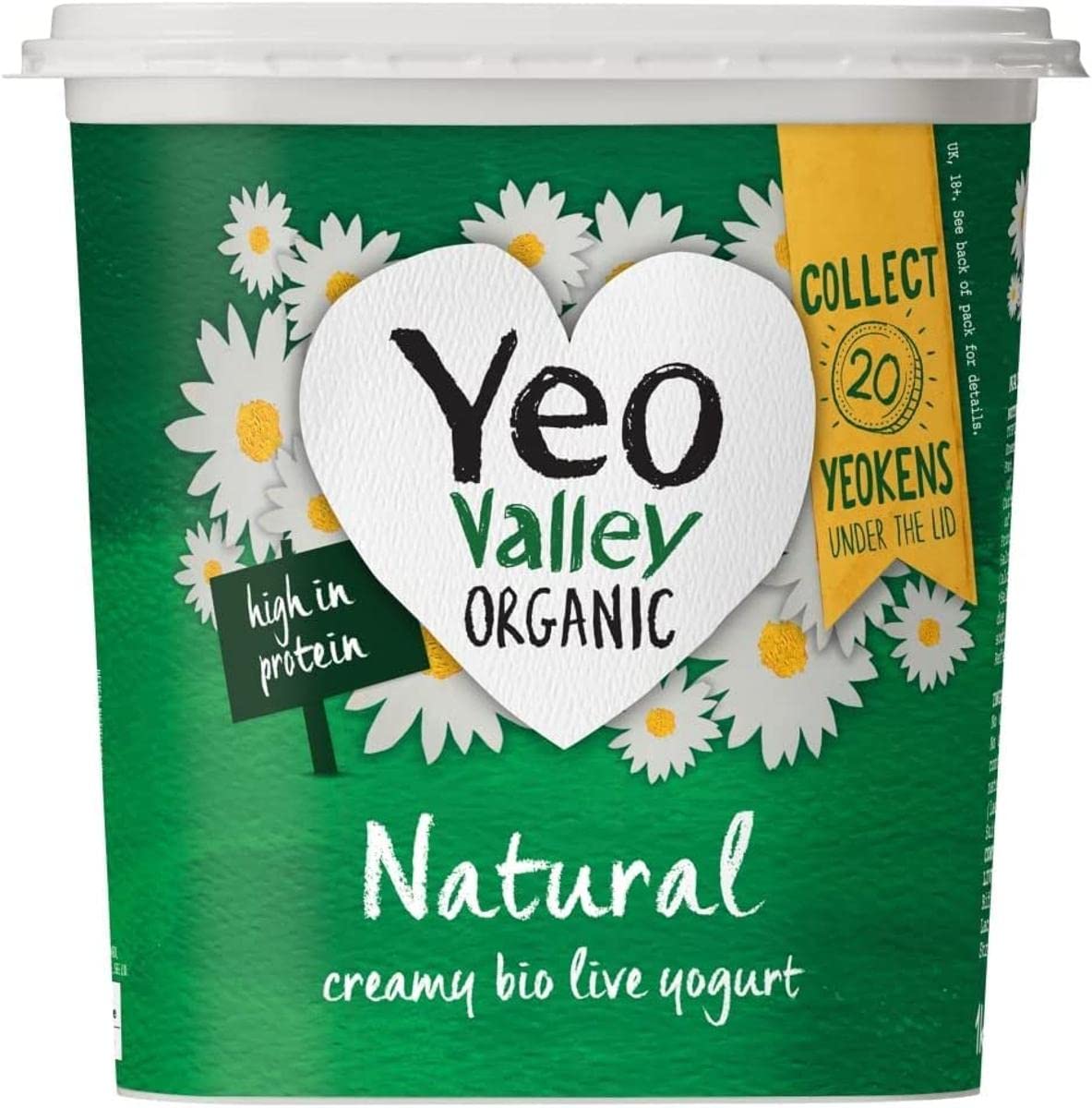 Yeo Valley Organic Natural Yogurt, 950g
