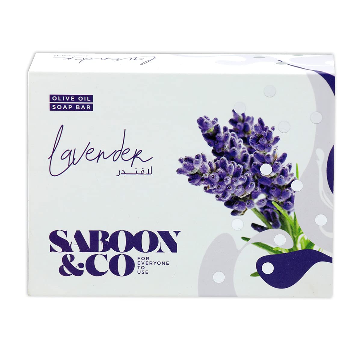 Saboon & Co Lavender & Olive Oil Soap Bar (125g)