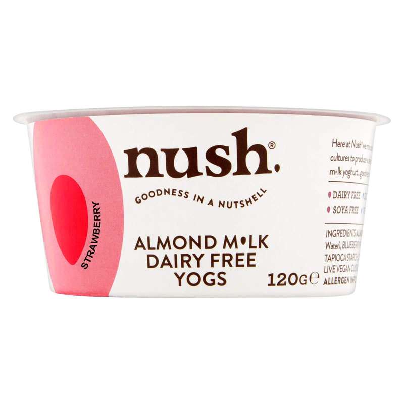 Nush Dairy Free Almond Milk Yoghurt Strawberry 350g