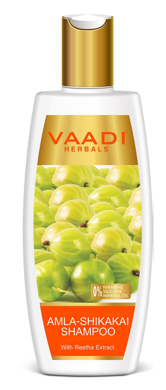 Vaadi Herbals Amla Shampoo With Shikakai And Reetha, 110 ml