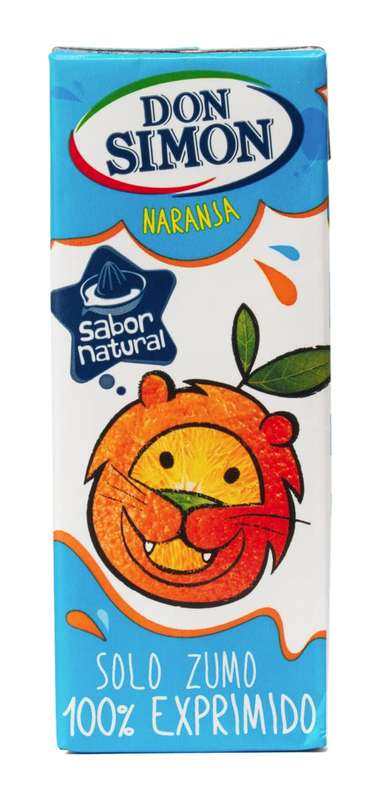 DON SIMON Kids Orange Juice 100% Natural, 3 x 200 ml