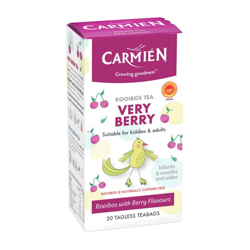 Carmién Tea Kiddies - VERY BERRY Rooibos Tea 20's (50g)