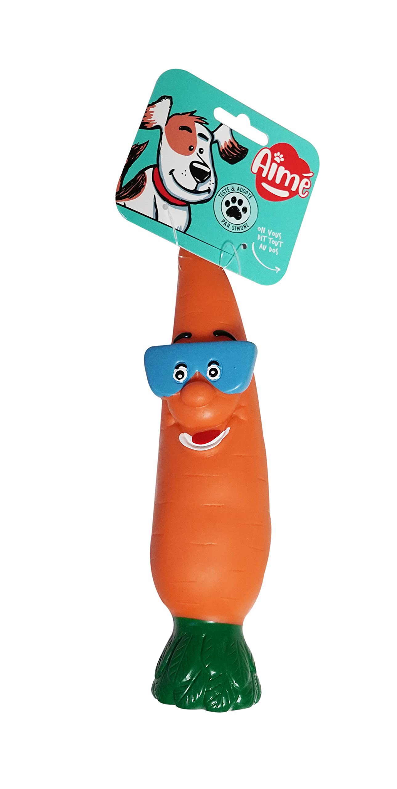AGRO - CARROT VINYL TOY 24CM AIME