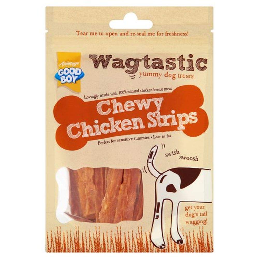 Wagtastic - Chicken Strips 80g