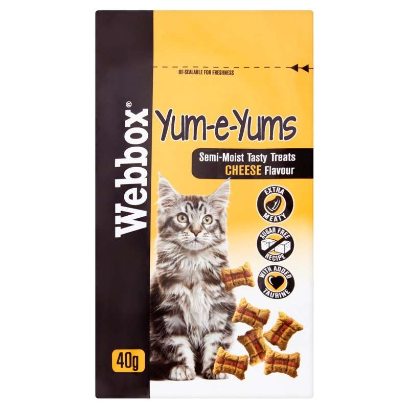Webbox Yum-e-Yums w/cheese 40g