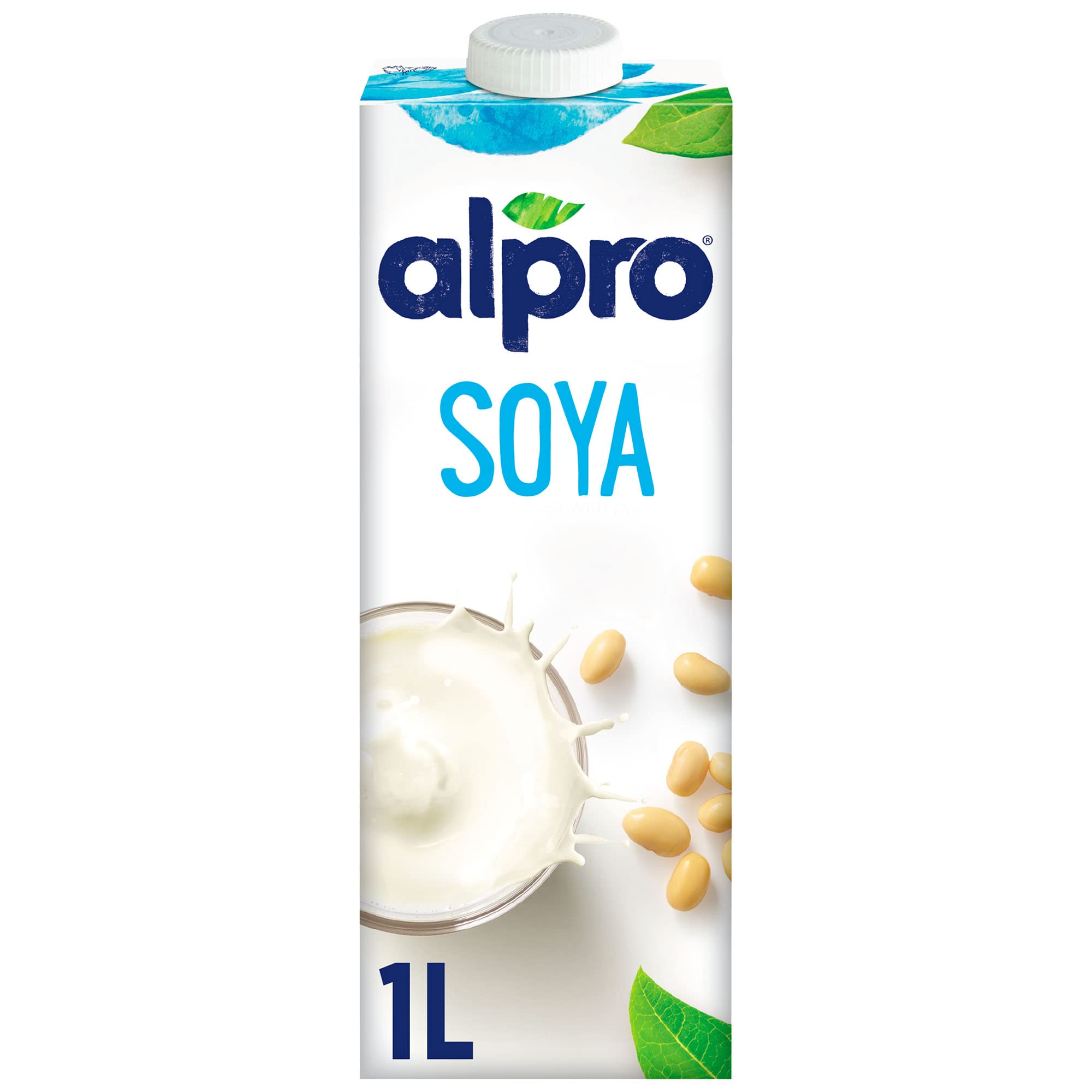 Alpro Soya Original Drink, 100% Plant-Based, Lactose & Dairy Free - 1L