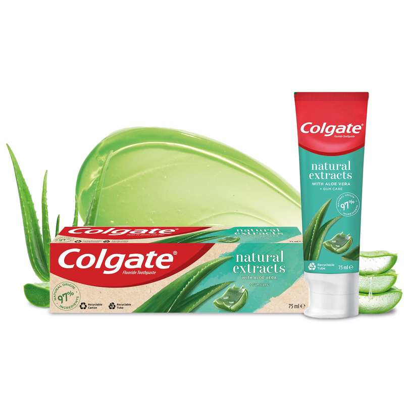 Colgate Naturals Toothpaste with Aloe Vera + Gum Care, 75 ML