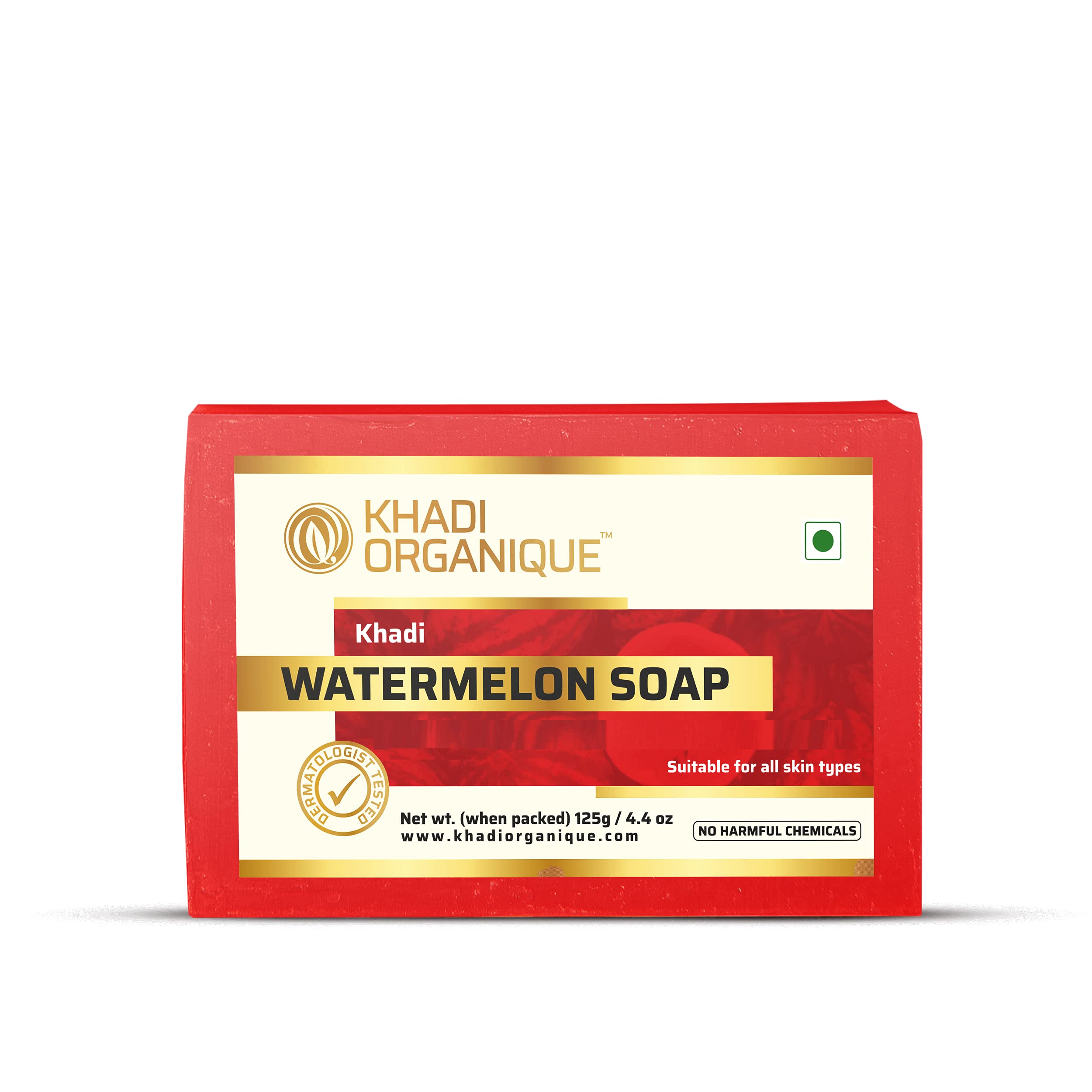 Khadi Organique Handmade Watermelon Soap 125 Gm