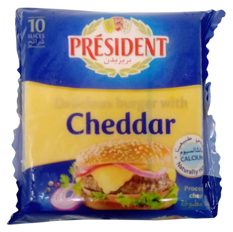 President Cheddar Cheese Burger 200g