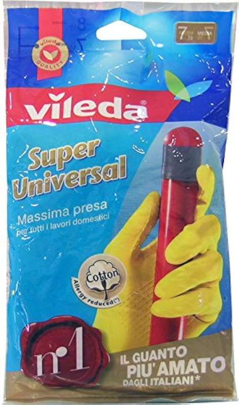 12 x VILEDA Super Universal Gloves Size M 2 PIECES