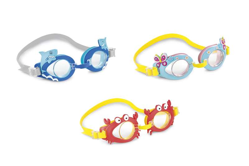 Intex 55610 - Fun Kids Goggles, Assorted Colors, 3-8 Years