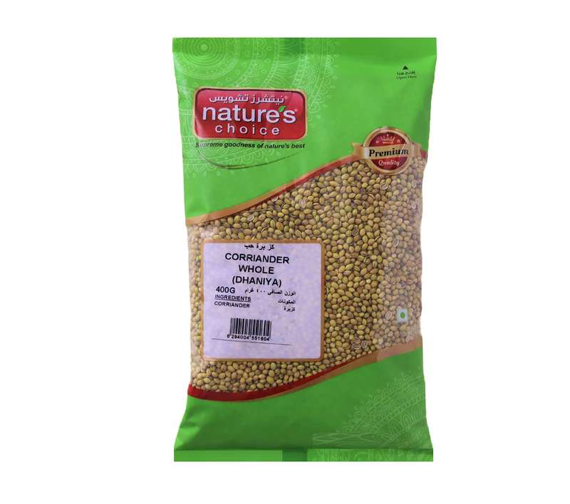 Natures Choice Coriander Whole - 400 gm
