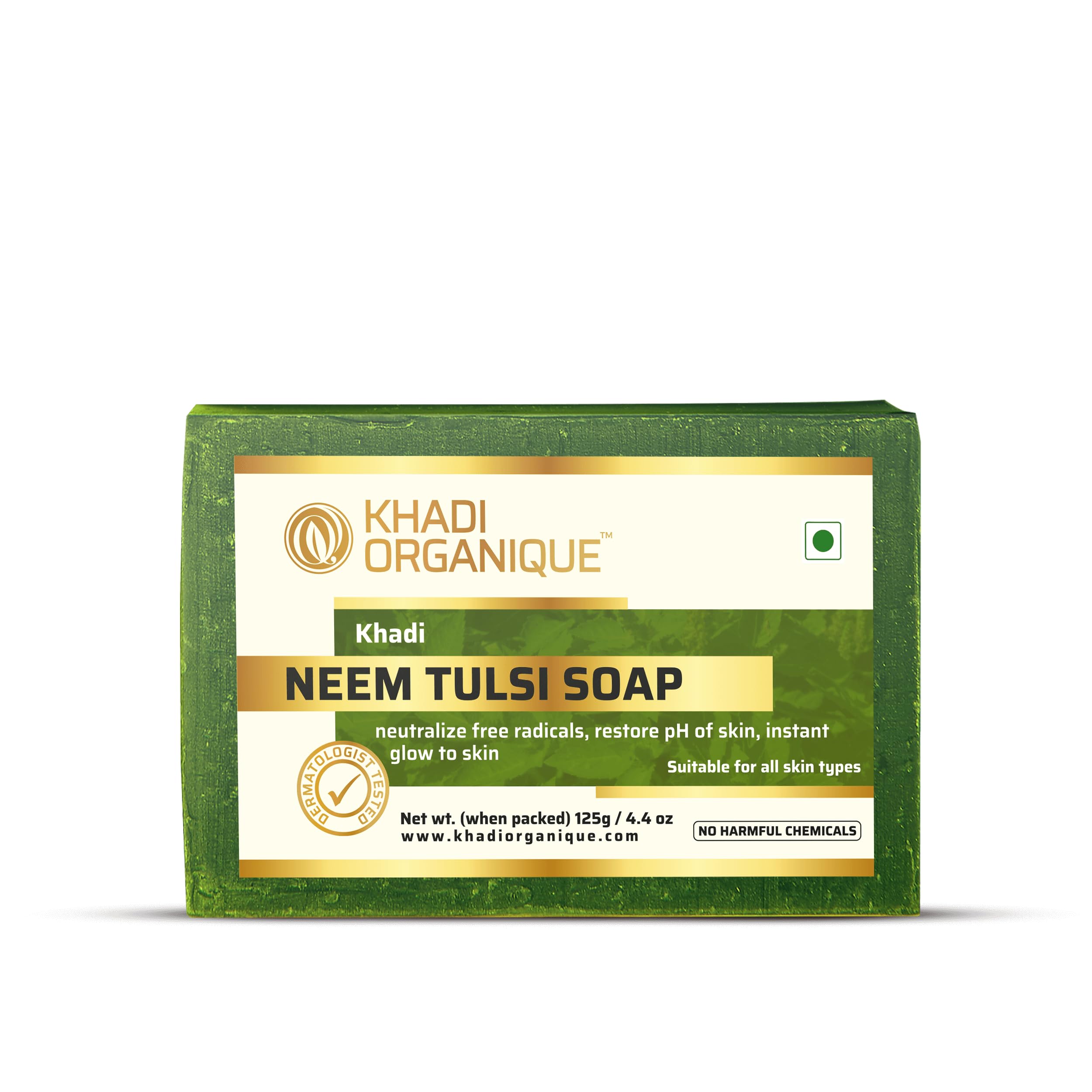 Khadi Organique Handmade Neem tulsi Soap 125 Gm