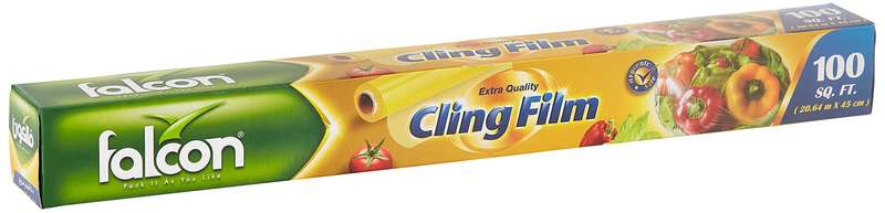 Falcon Cling Film 100 Sq Ft 20.64 M. X 45 Cm