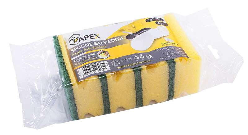 APEX FINGER-SAFE SPONGES - 4