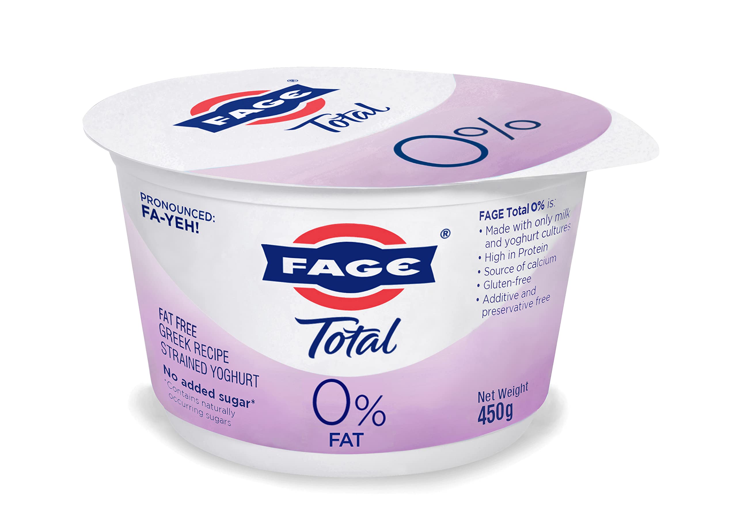 Fage Total 0% Fat Greek Recipe Yogurt 450 g/Tub