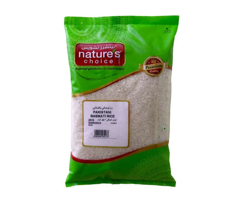 Natures Choice Pakistani Basmati Rice, 2 Kg