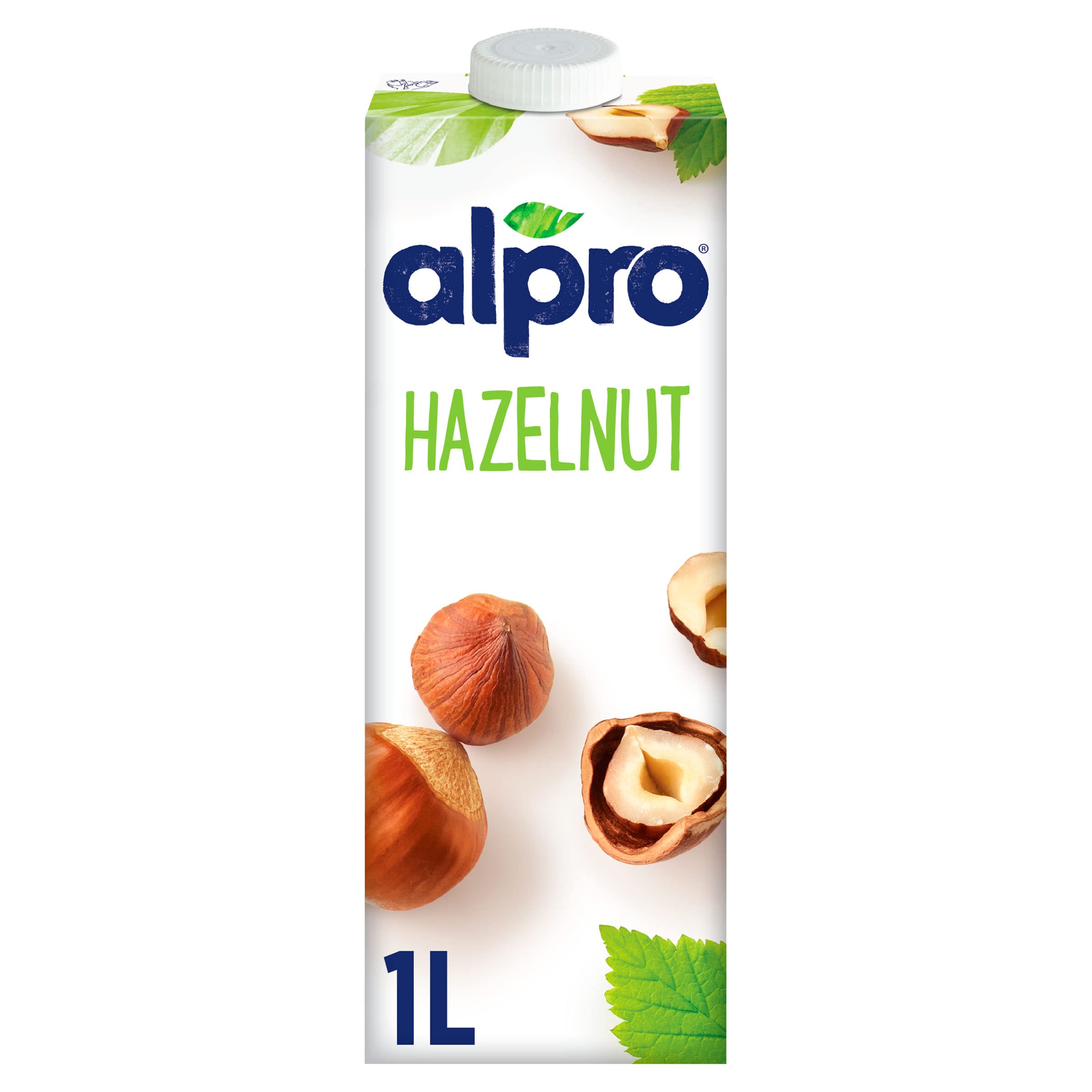 Alpro Hazelnut Original Drink, 100% Plant-Based, Lactose & Dairy Free - 1L