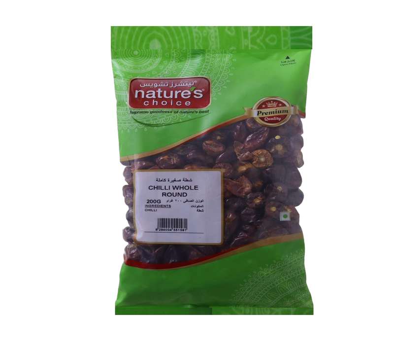 Natures Choice Whole Chilli - 200 Gm