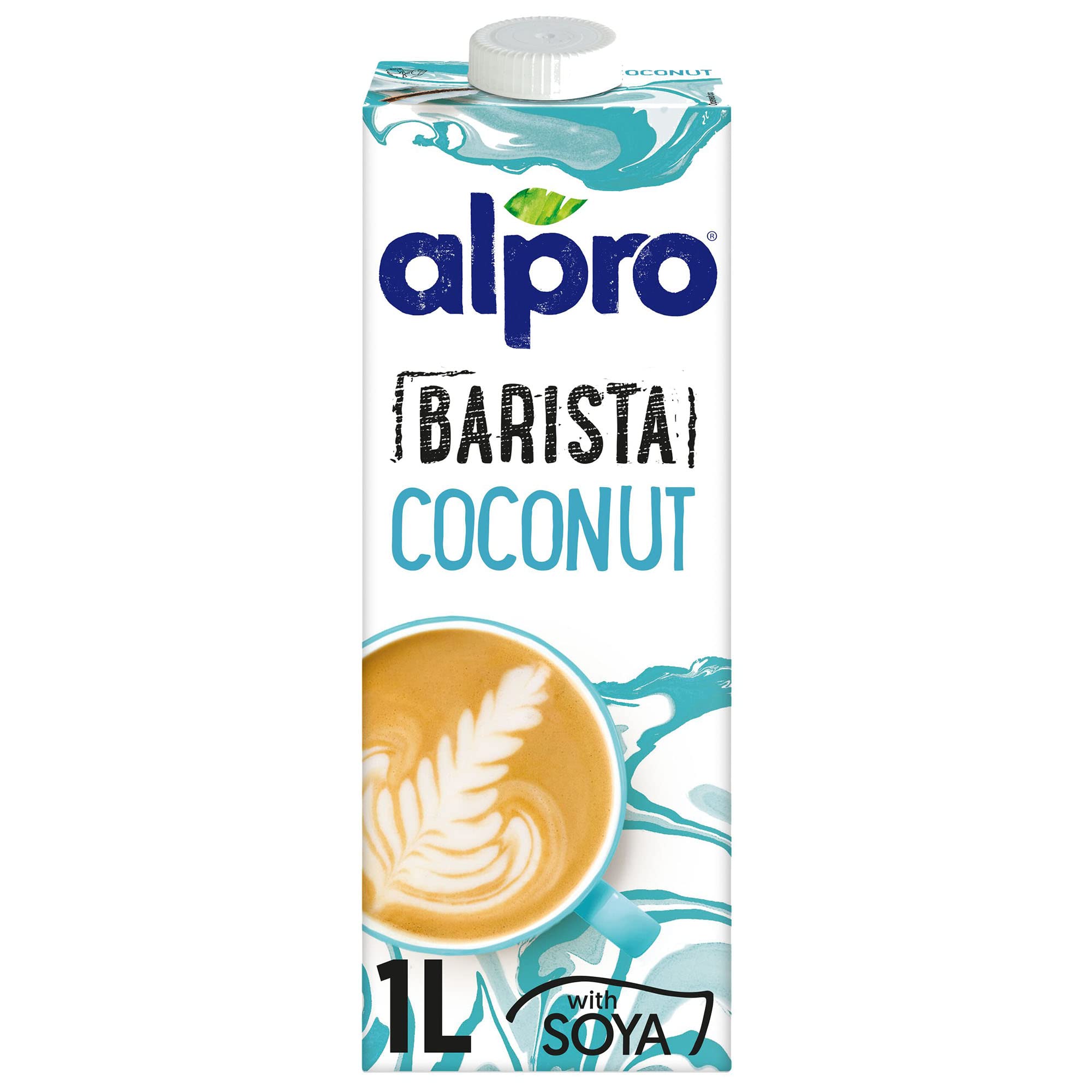 Alpro Barista Coconut Drink, 100% Plant-Based, Lactose & Dairy Free - 1L