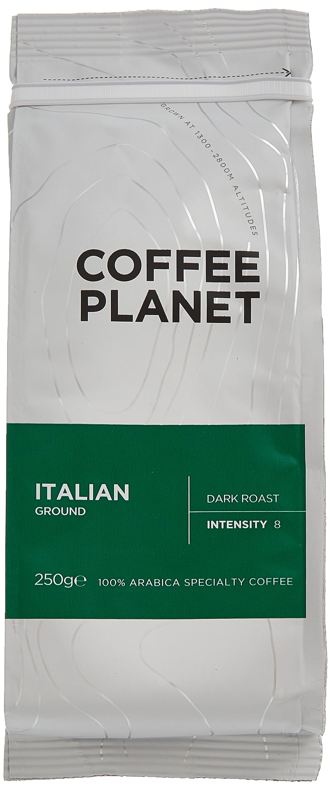 Coffee Planet Signature Italian Dark Roast Ground Coffee Bag 250 G