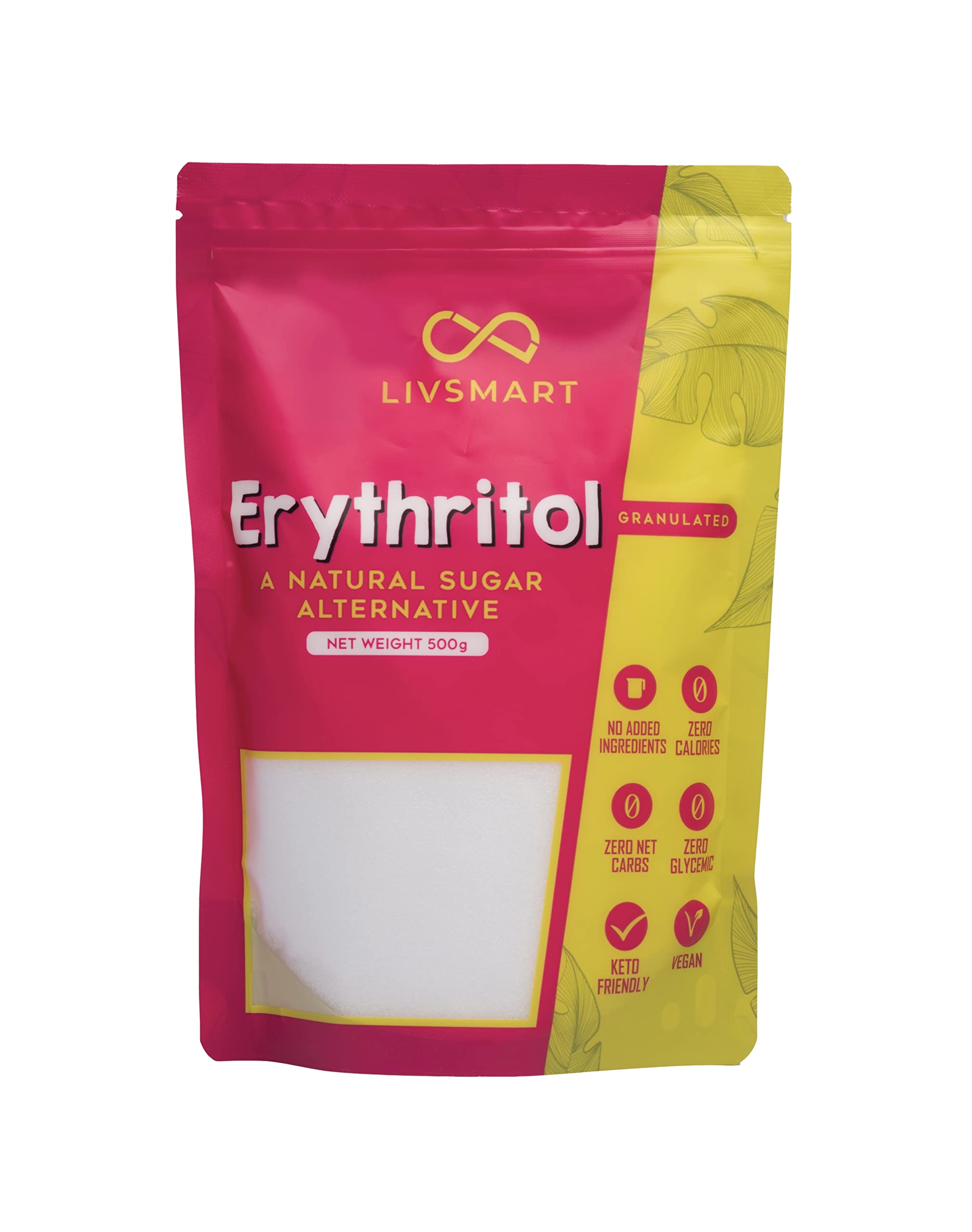 Livsmart Erythritol Sugarfree Sweetener (500g)