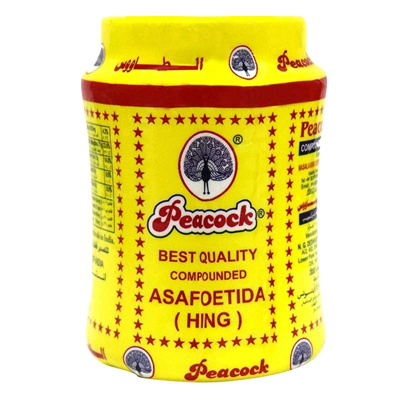Peacock Compounded Asafoetida (Hing) Powder, 100 gm