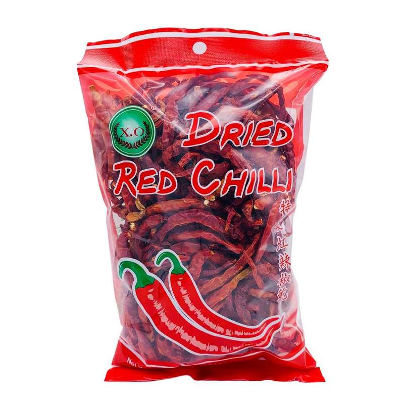 Dried Small Red Chilli Without Stem Herbs Spices for Cooking 100g by XO