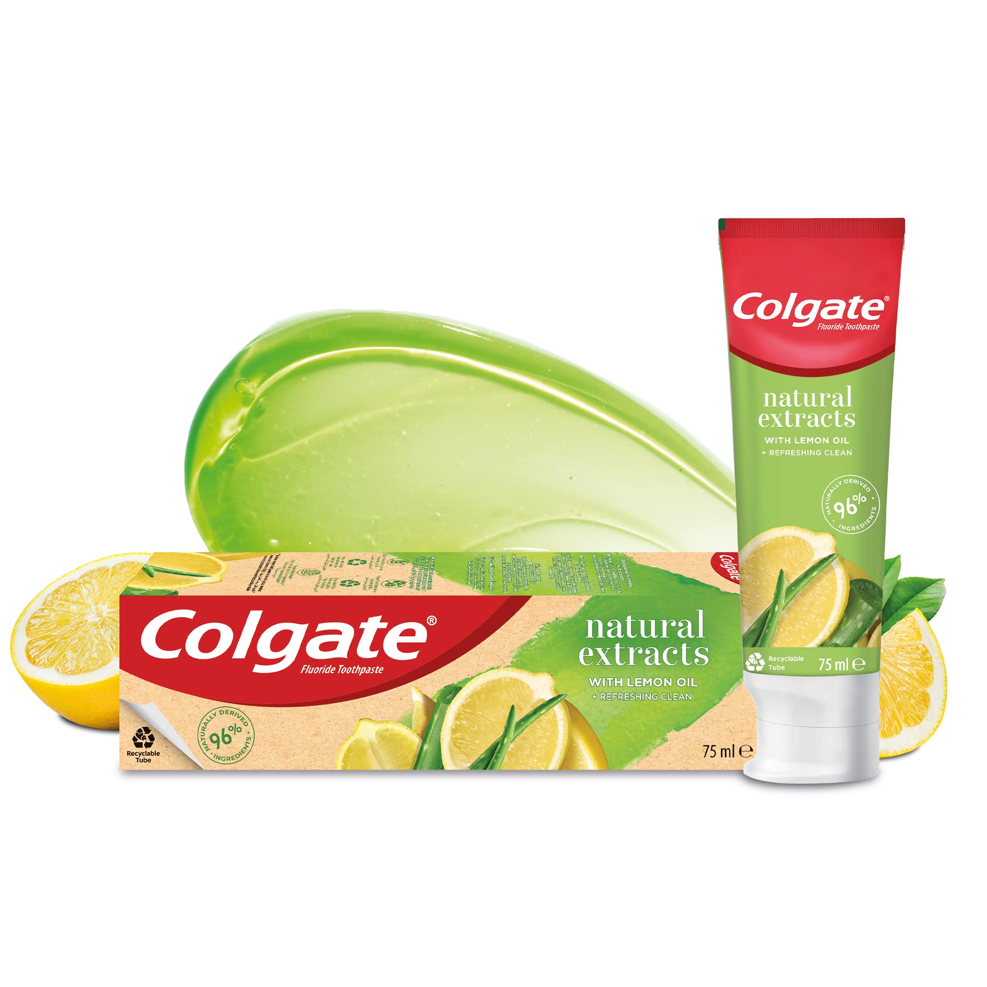 Colgate Toothpaste Naturals Lemon, 75 ml