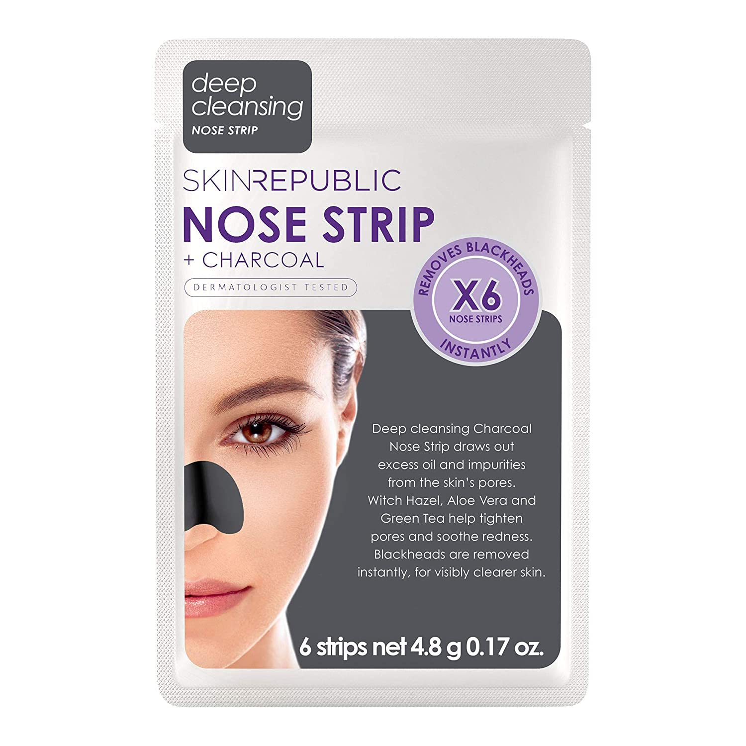 Skin Republic Nose Strips - 6 Strips