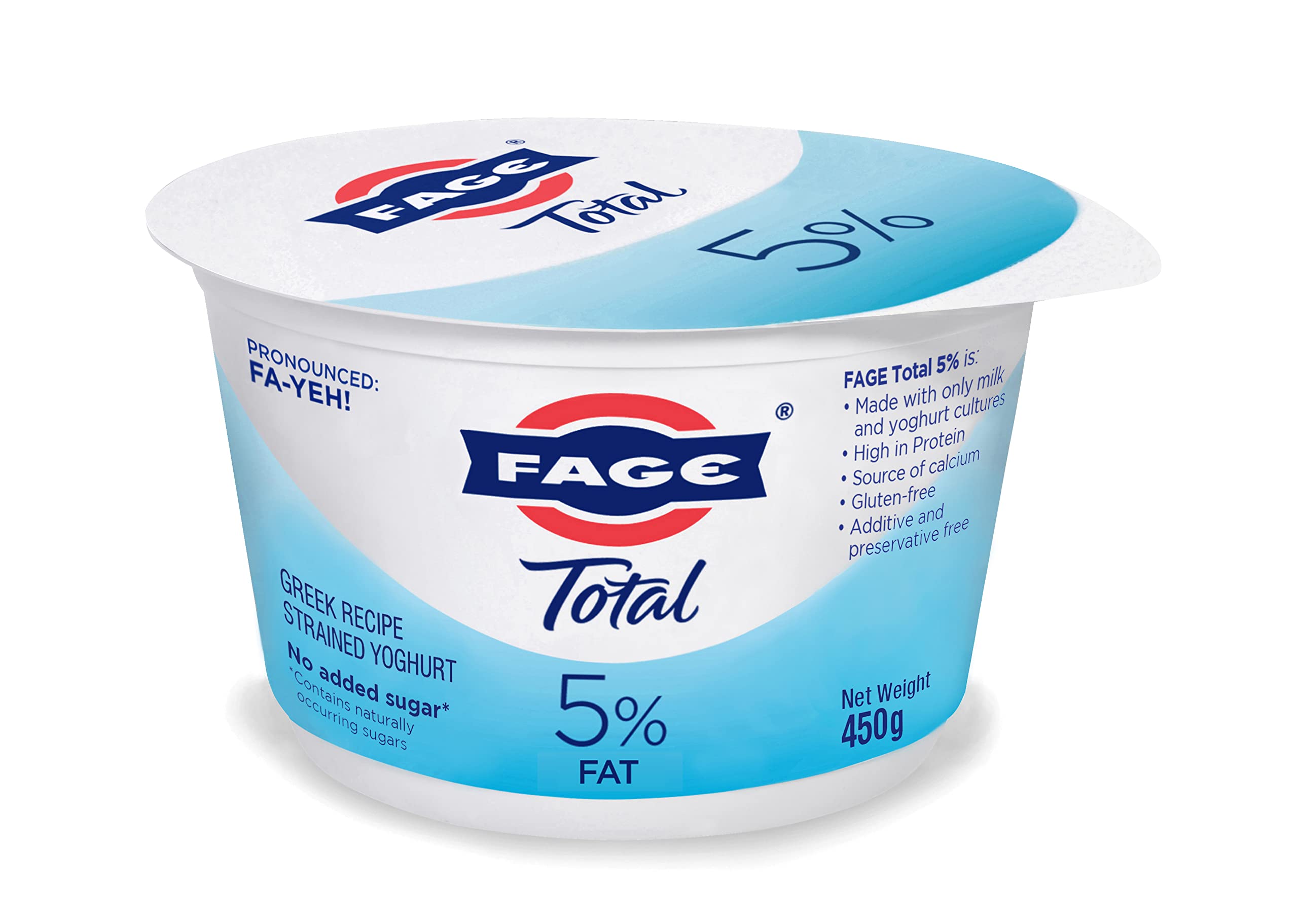 Fage Total 5% Fat Greek Recipe Yogurt 450 g/Tub