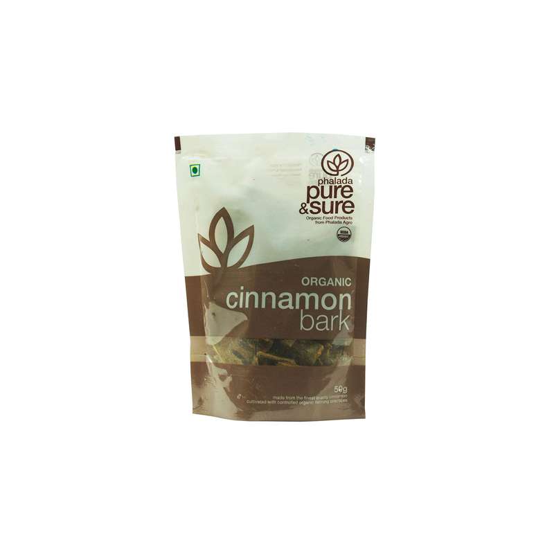 Pure & Sure Organic Cinnamon Bark - 50gm