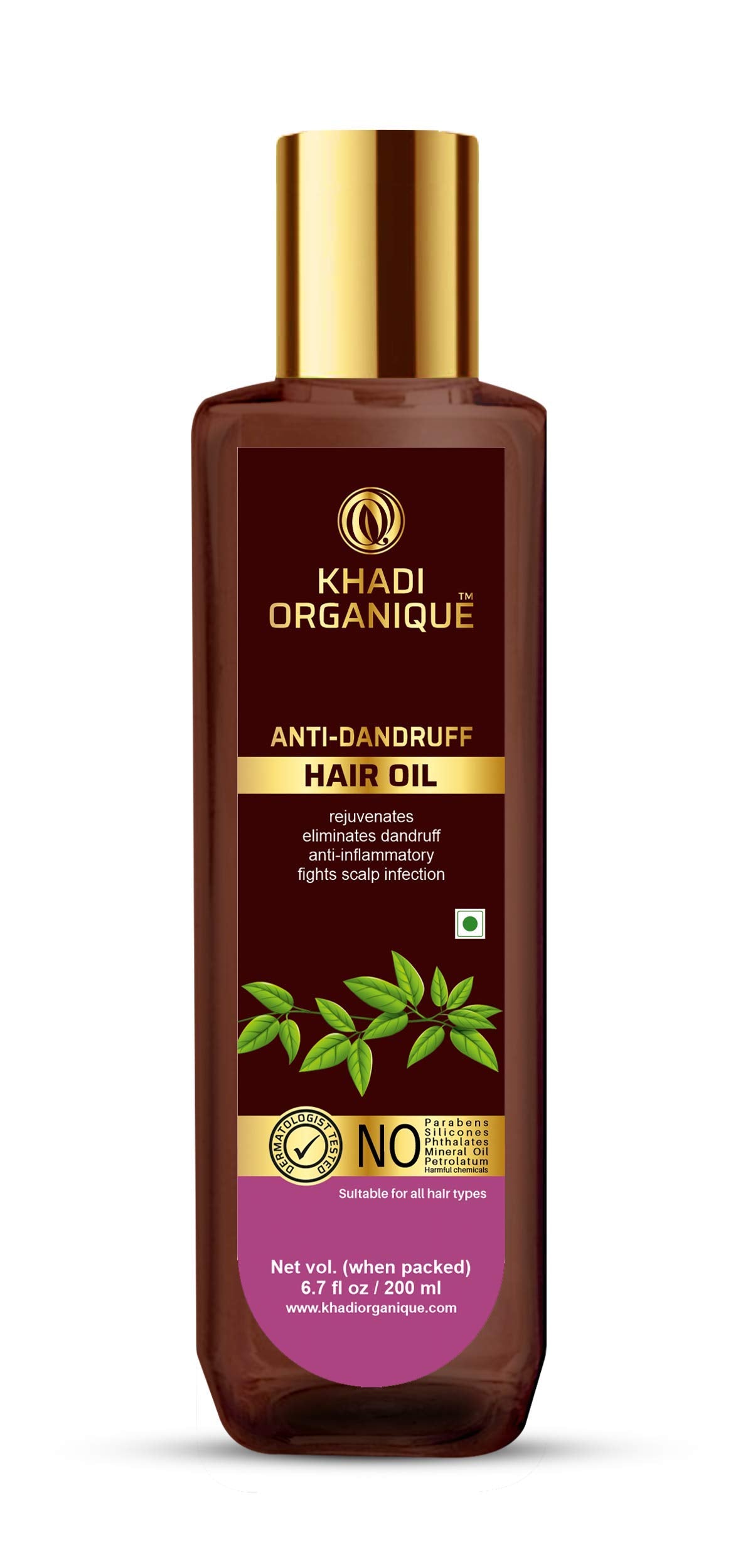 Khadi Organique Anti Dandruff Hair Oil 210 Ml