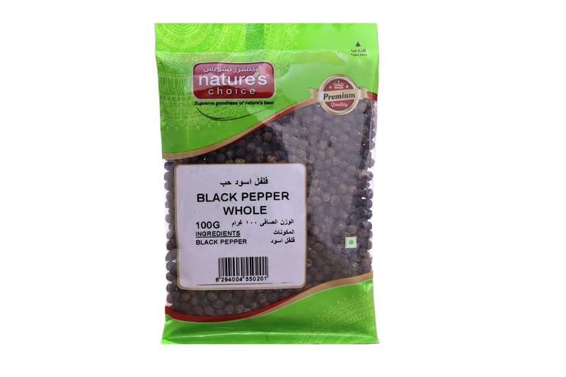 Natures Choice BLACK PEPPER WHOLE 100G