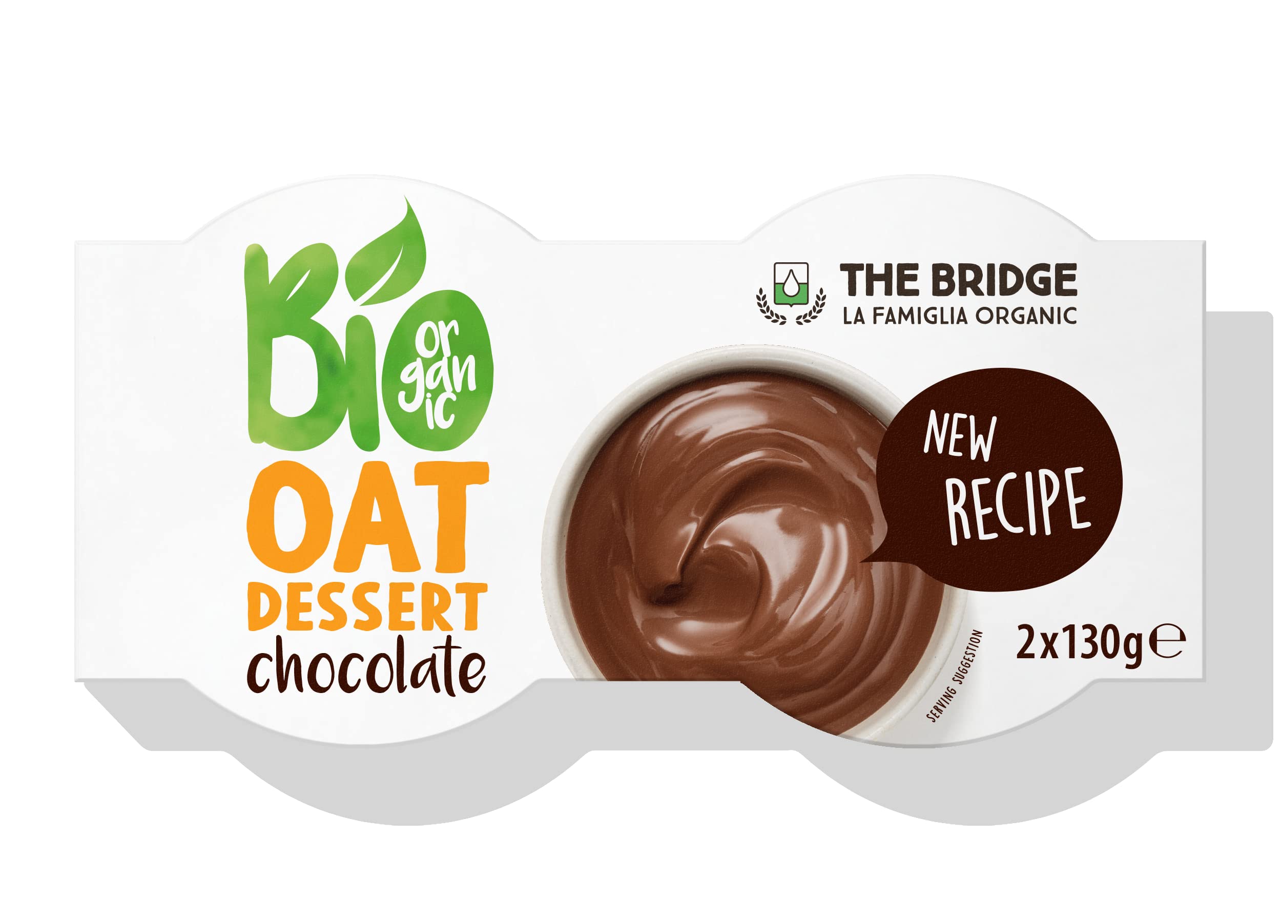 The Bridge Bio Organic Oat Chocolate Dessert 130 g 2-Pieces