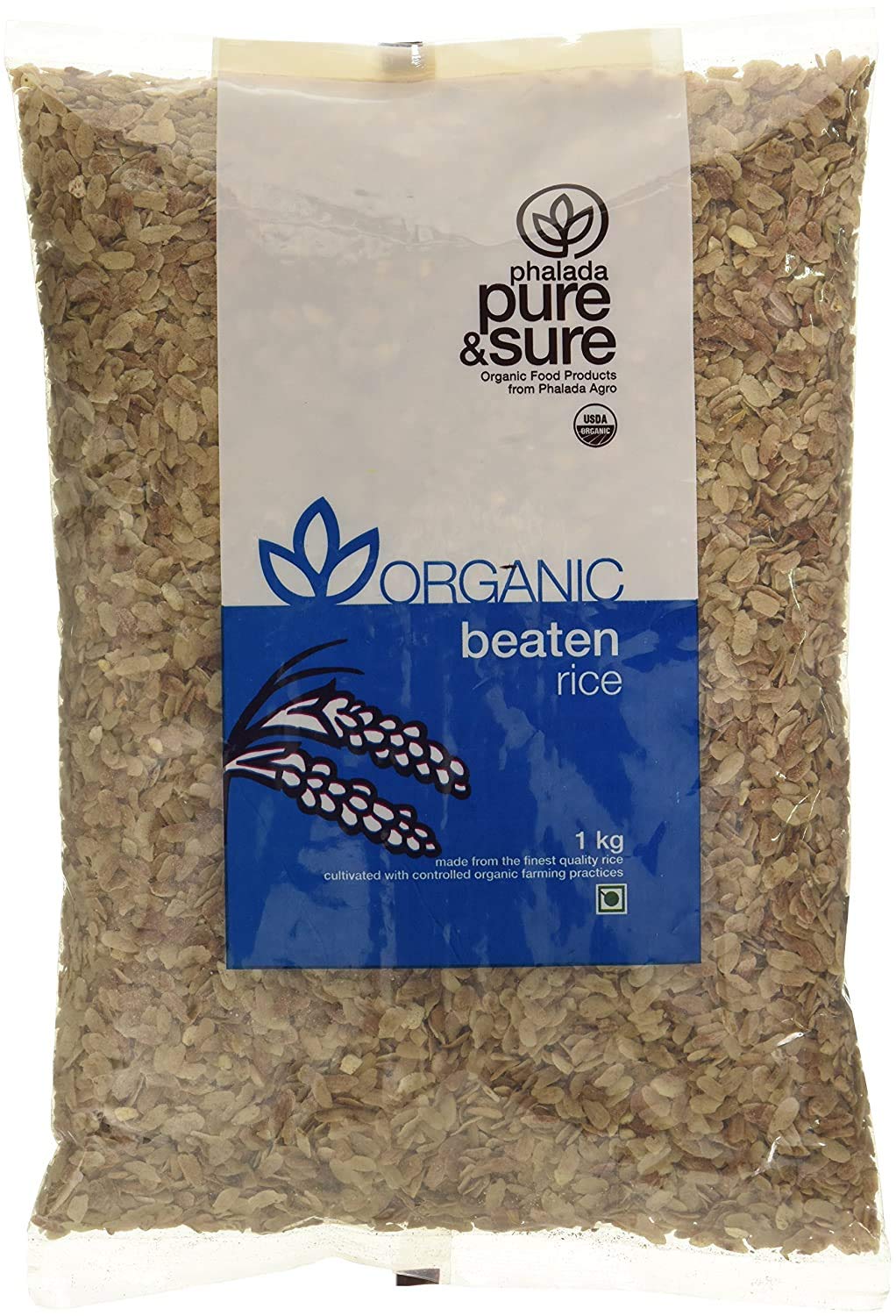Pure & Sure Poha Rice - Red, 1kg