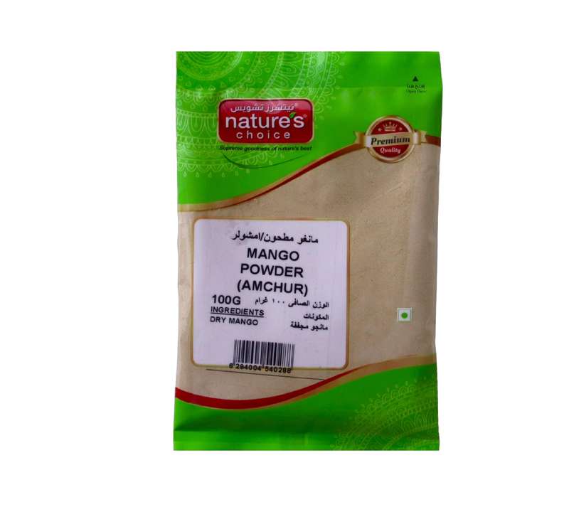 Natures Choice Mango Powder ( Amchur ) 100G, Green & Red