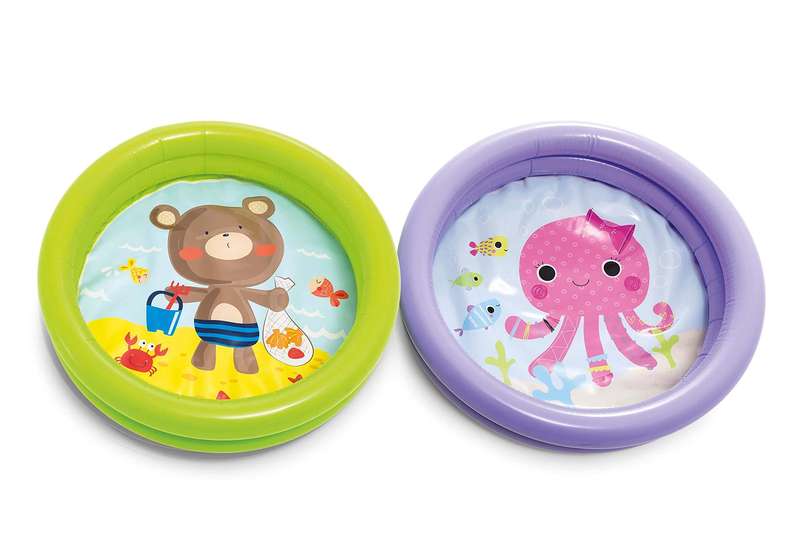 Intex 24 x 6 Yellow Two Ring My First Pool - Turtle