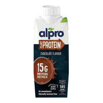 Alpro Soya High in Proteins Chocolate Drink, 100% Plant-Based, Lactose Free - 250ml