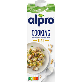 Alpro Soy Cooking Cream, 100% Plant-Based, Lactose Free, Low in Sugar - 1L