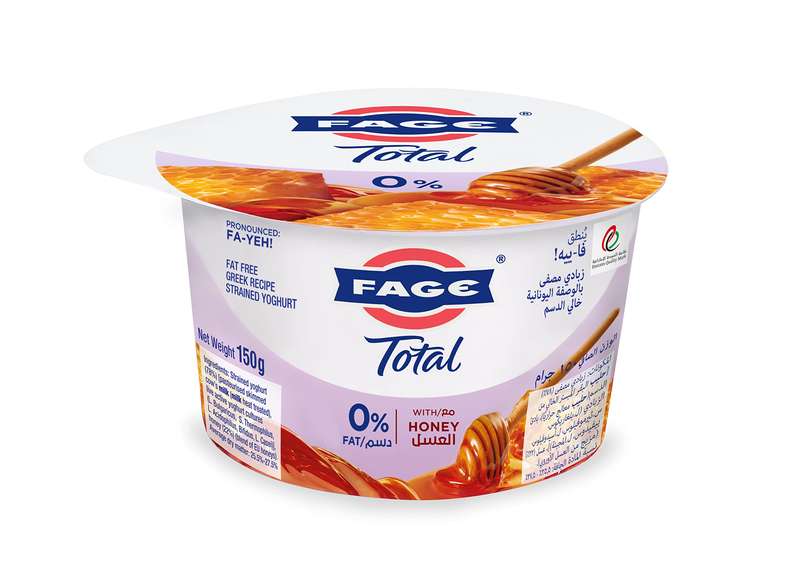 Fage Total 0% Fat Yogurt With Honey 150 g/Tub