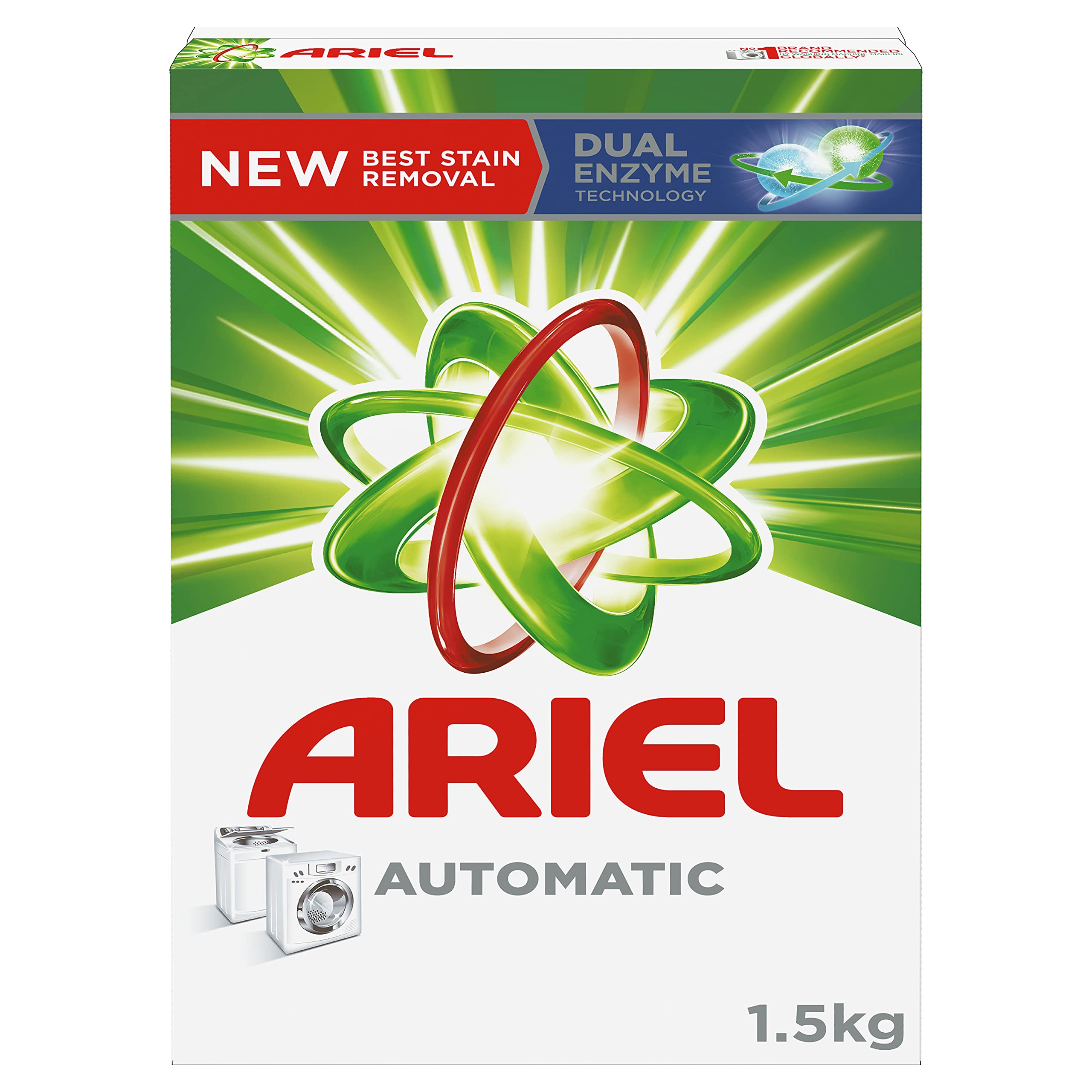 Ariel Automatic Powder Laundry Detergent, Original Scent, 1.5 KG