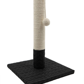 AIME SCRATCHING POST SIMPLE BLACK AND WHITE 42CM