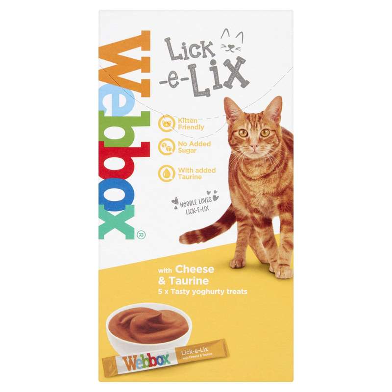 Webbox Lick-e-Lix Cream Cheese & Taurine 75g