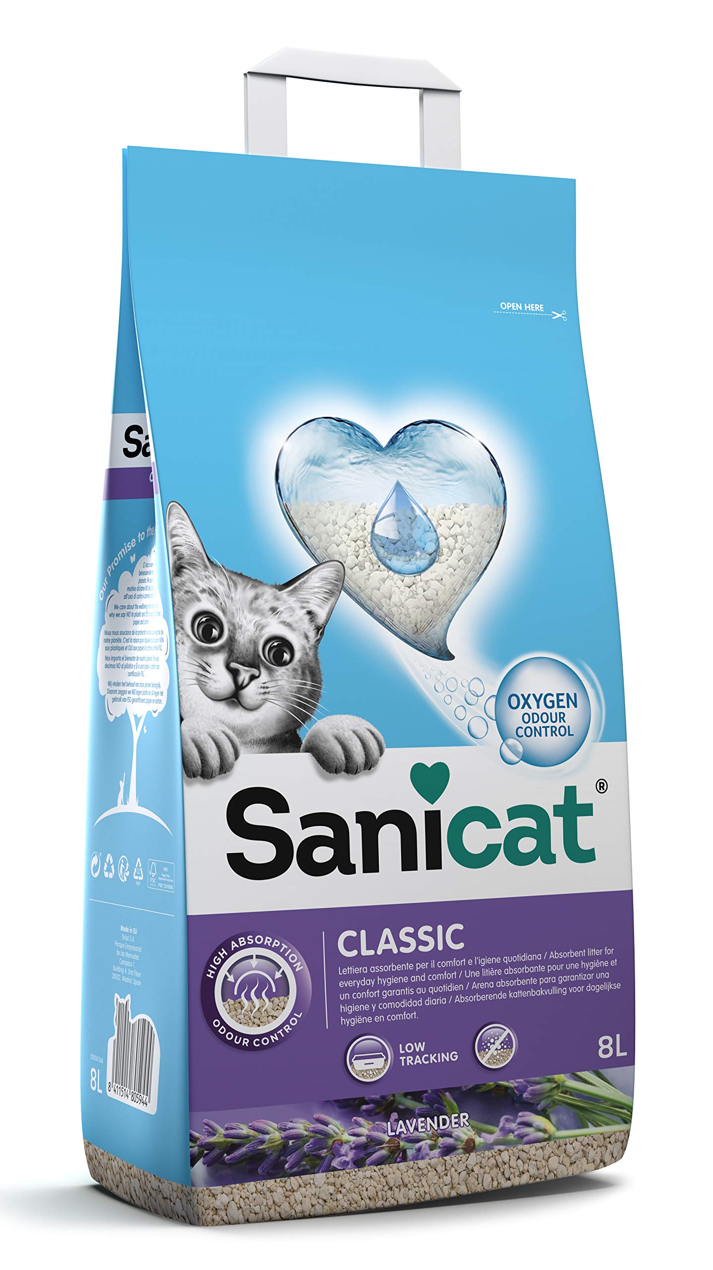 Sanicat - Classic Lavender 8 L