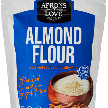 Aprons 'N' Love Almond Flour - 100% Natural Powder - Good Source Of Healthy Fats Flour - No Chemicals Healthy Almond Powder 285g