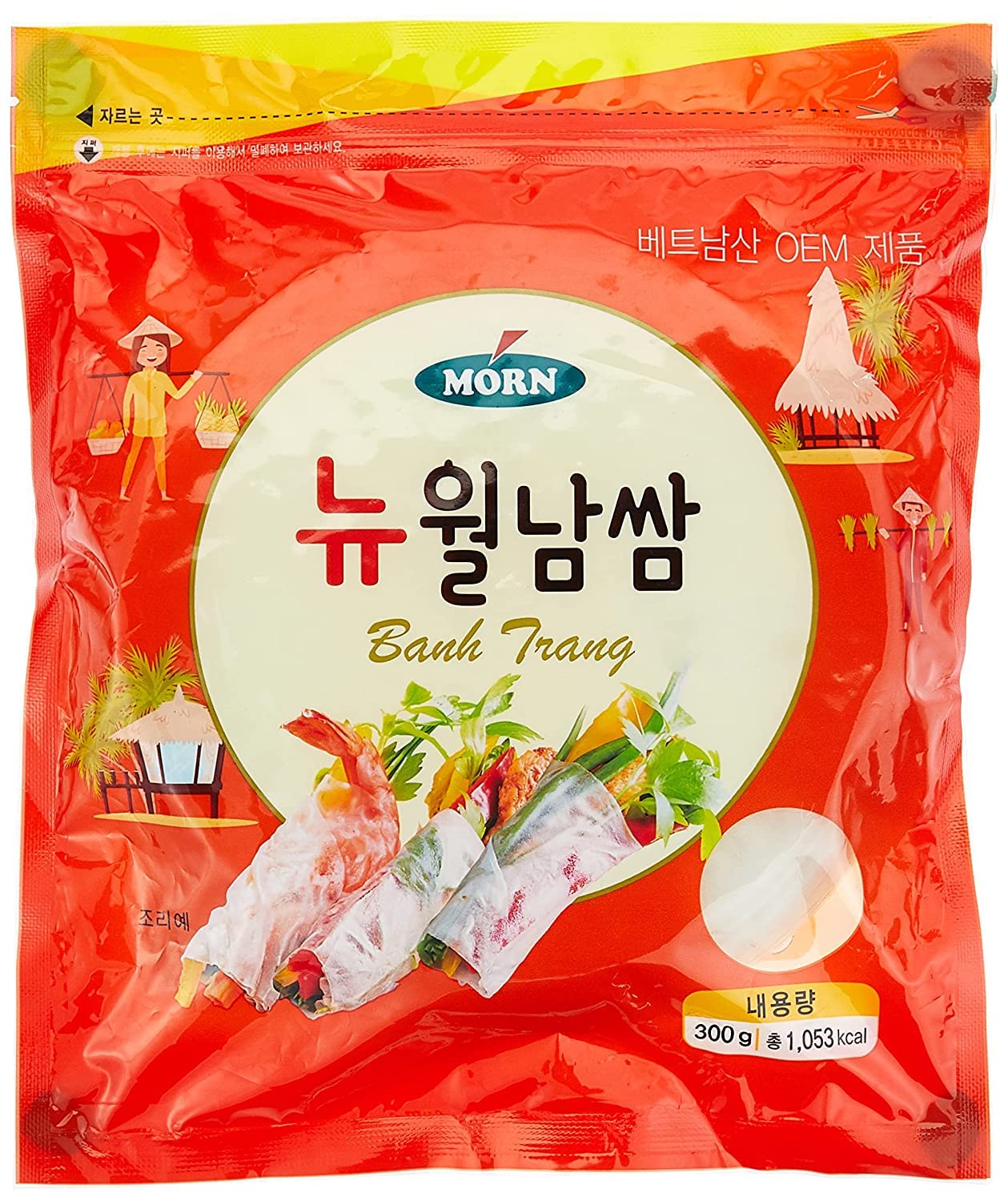 Morn Rice Paper 300 g, 16 cm Size