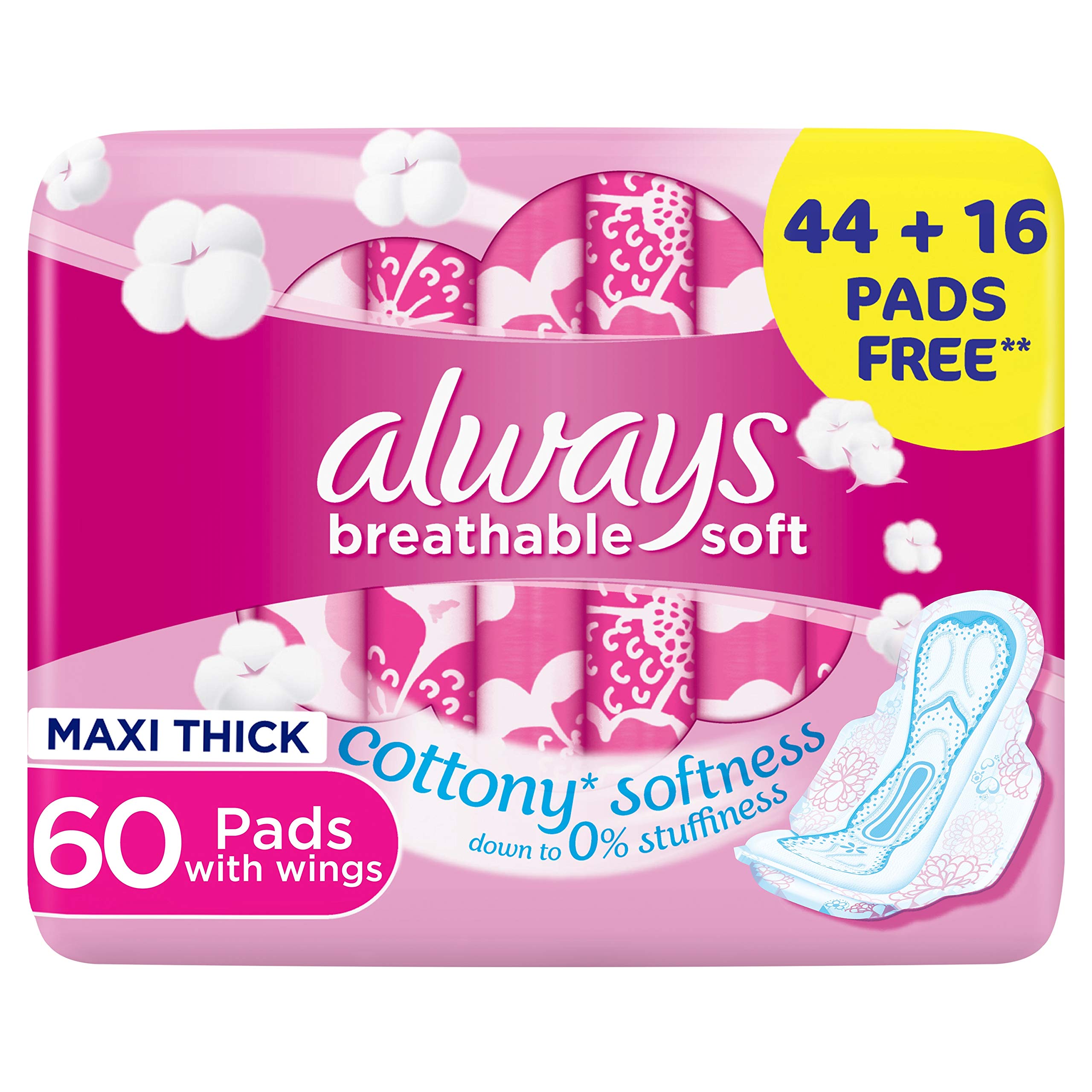 Always Breathable Soft Maxi Thick Large Sanitary Pads