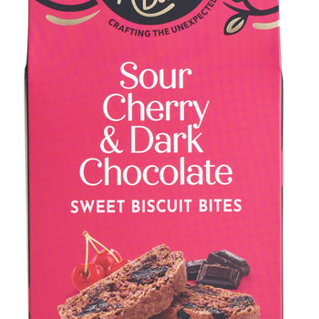 Artful Baker Sour Cherry & Dark Chocolate Biscuit Bites 100g